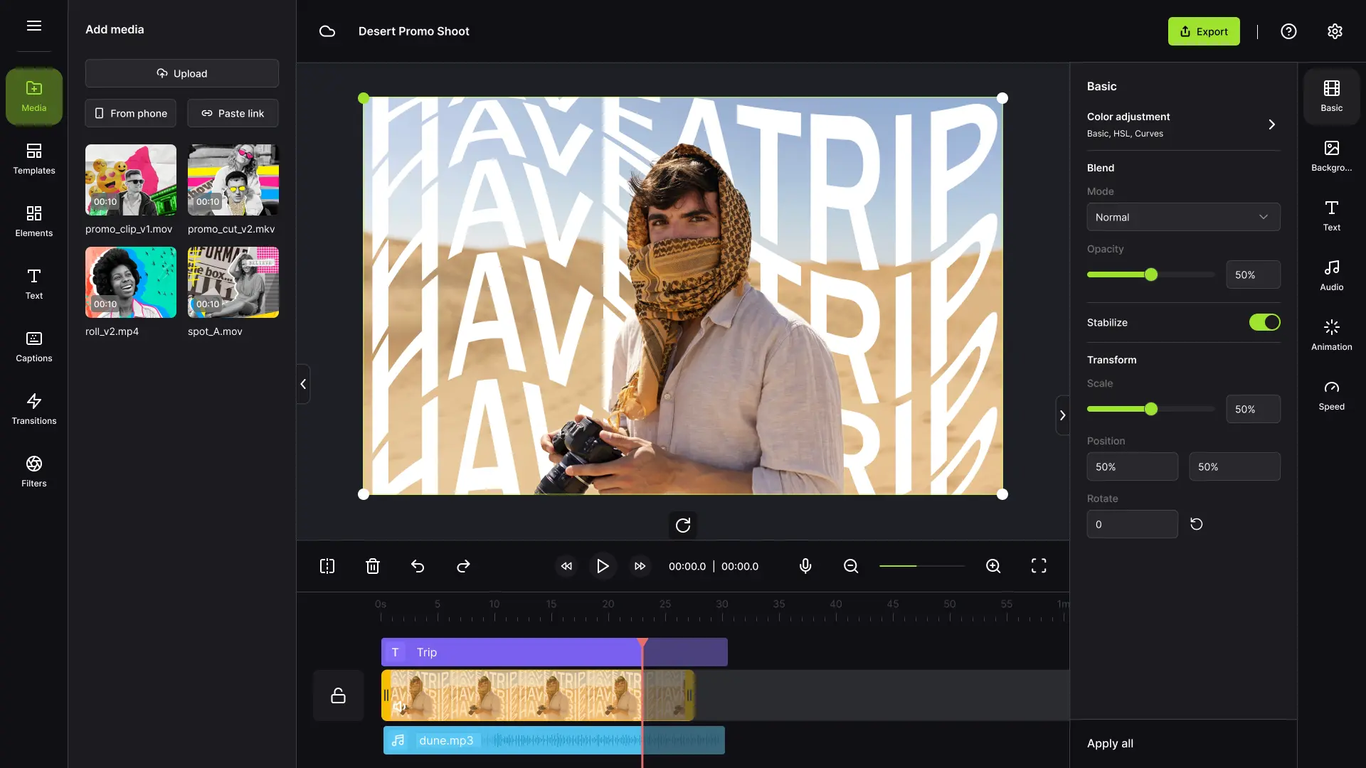 App screenshot