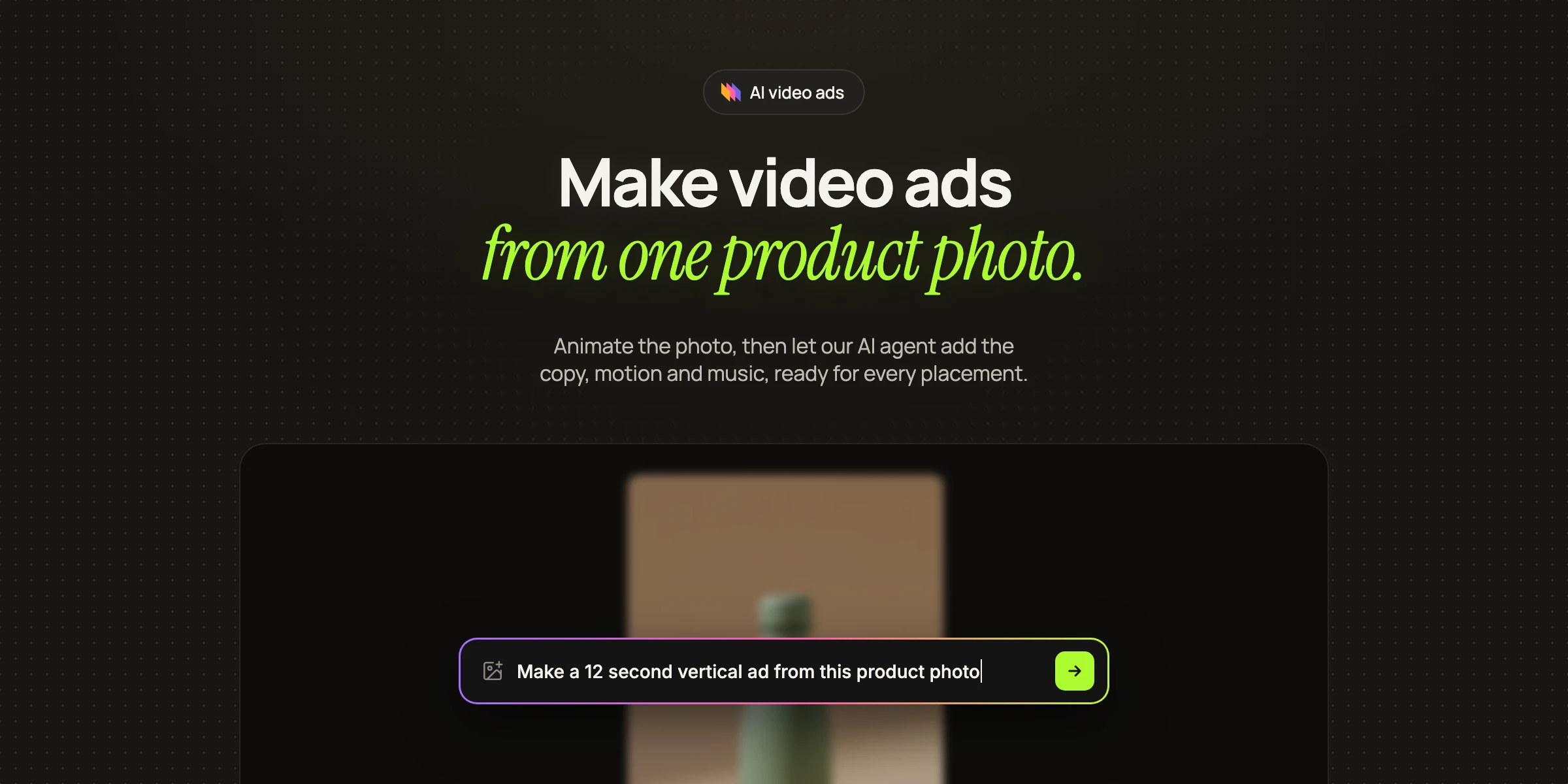 How to Make AI Video Ads from One Product Photo