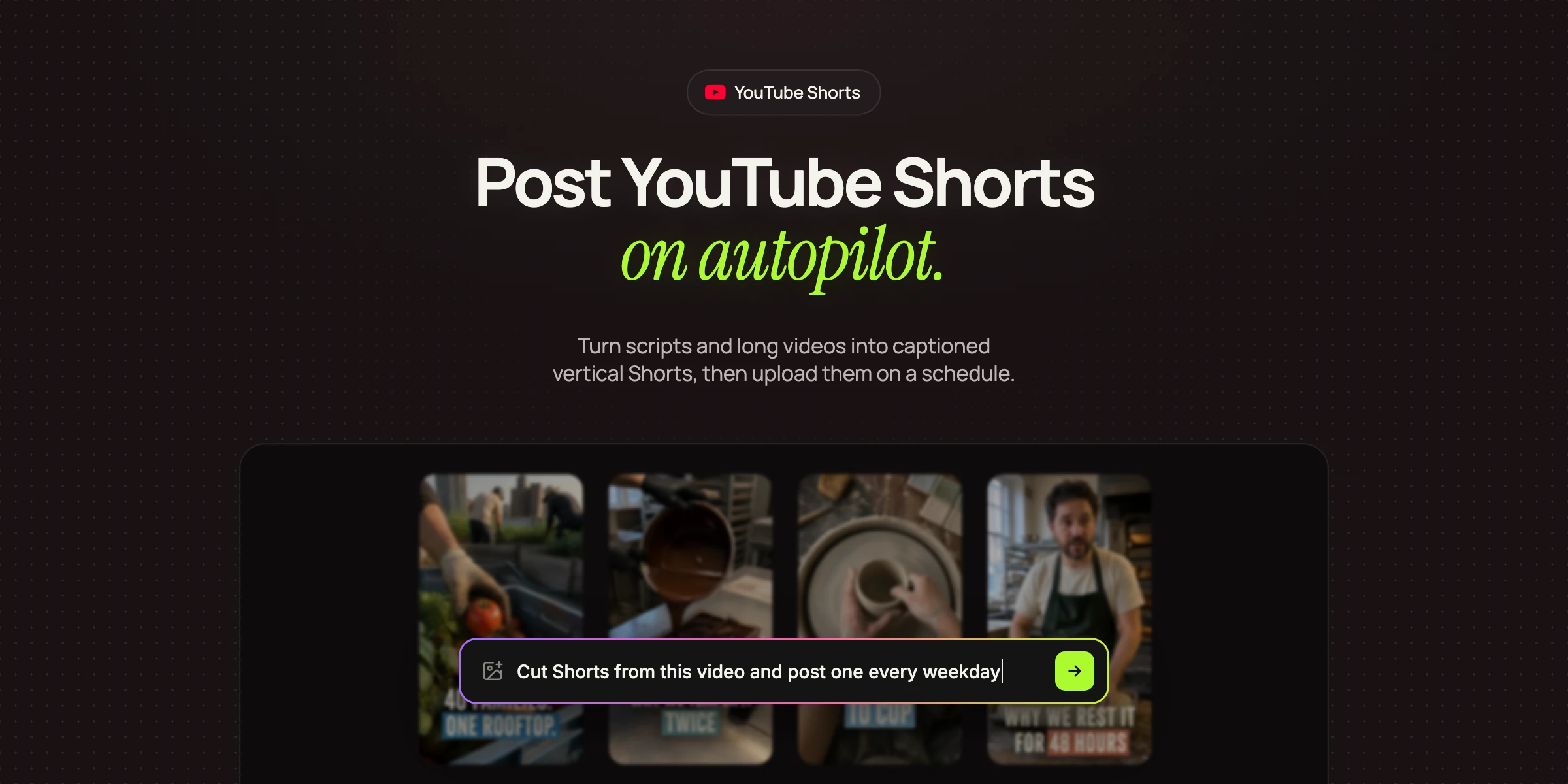 How to Automatically Create and Post YouTube Shorts